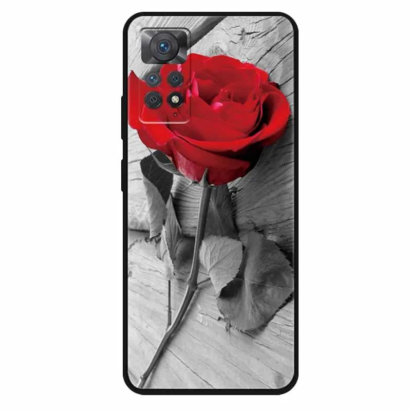 Funda For Xiaomi Redmi Note 11 Pro 5G Case Cool Space Soft Silicone TPU Covers For Xiaomi Redmi Note 11Pro 5G Wolf Protect Shell