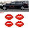 Decor Auto  Window Red Lips Kiss Car Decal Vinyl  Car Sticker
