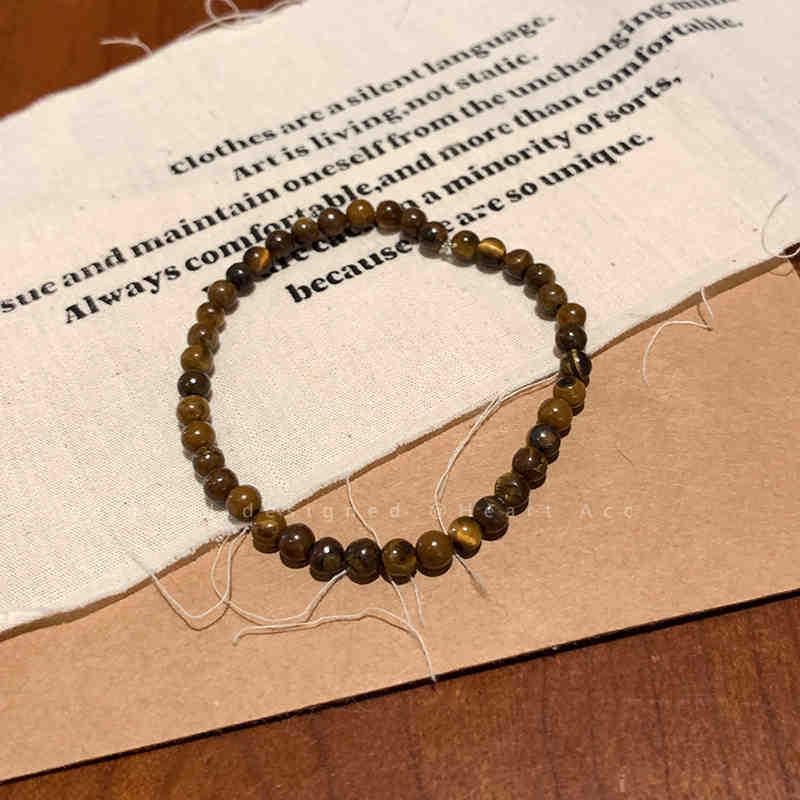 2024 Women's Chinese Style Tiger Eye Beaded Friendship Bracelet - Elegant, Unique Design