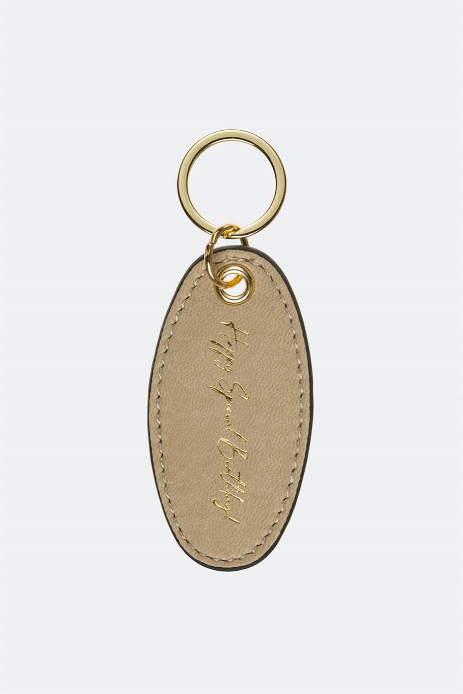 

Футляр Look Leather Beige Metal Keychain 01