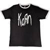 Korn Koszulka Ringer z Logo L