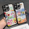 Cute SpongeBobs S-SquarePants Phone Case for Samsung Galaxy S26 S25 S24 S23 S22 S21 S20 FE Ultra Plus 5G Anti-drop Cover