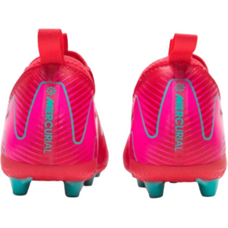 Nike Zoom Mercurial Vapor 16 Academy AG GS Mad Energy Pack Kids Sneakers Red Ember-Glow Aurora-Green FQ8403-800