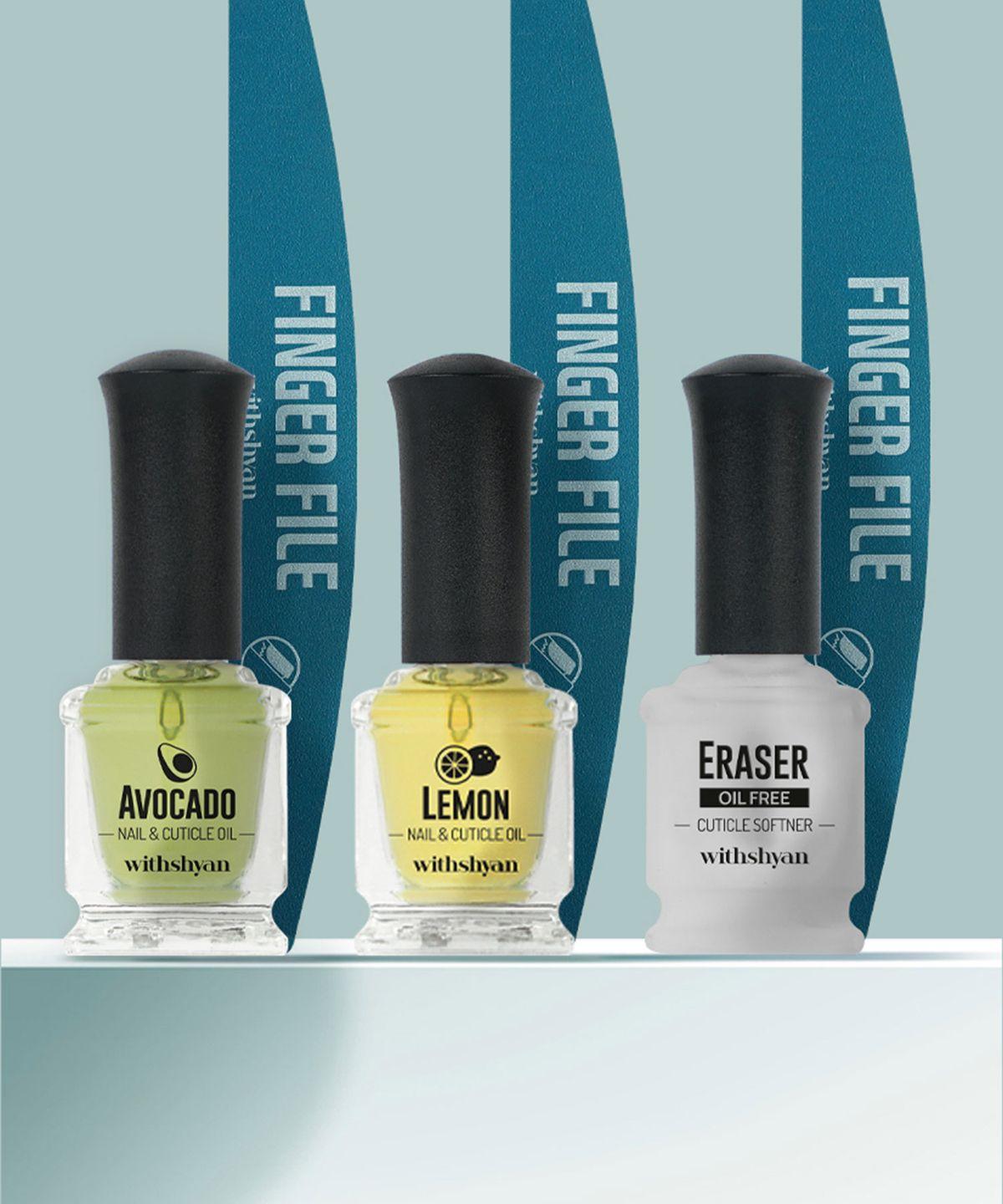 DIY Callus Removal Kit (Nail Oil/Finger File) lemon