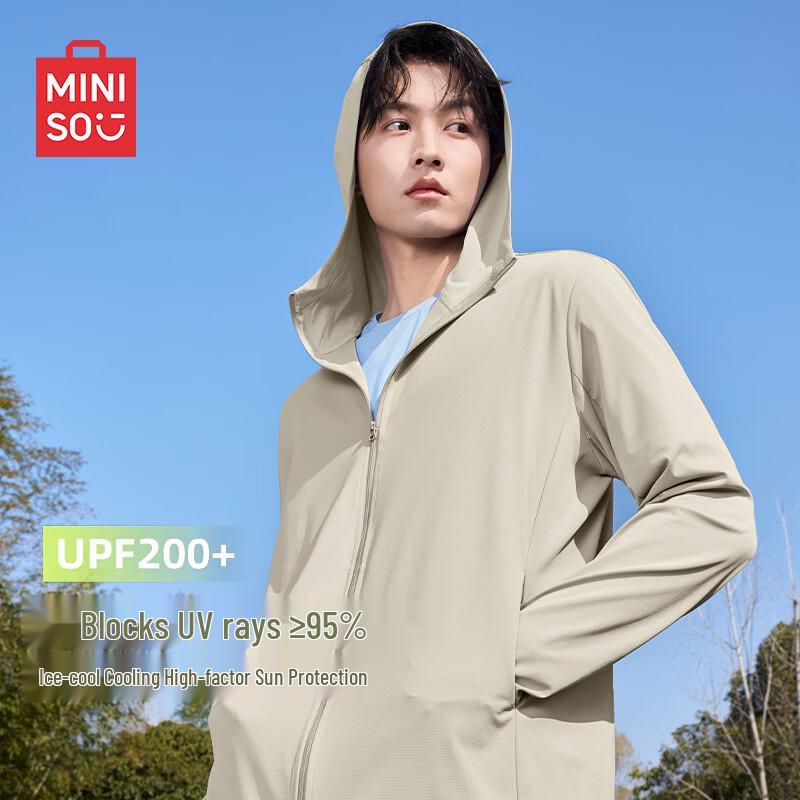 MINISO Men s Cooling Hooded UV Protection Jacket 2XL