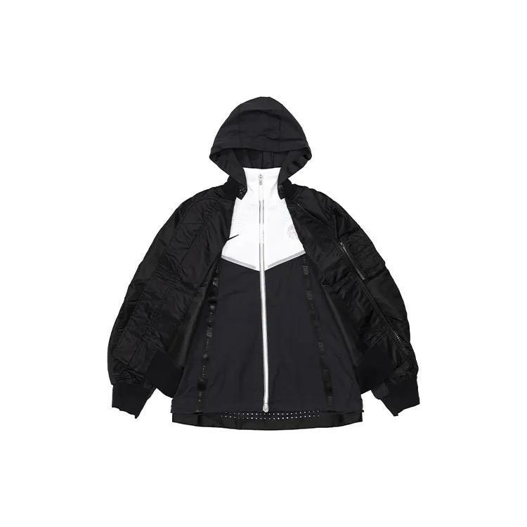 Nike Jackets Women's Black Hooded Moderate Other (Unisex) Jackets CZ4678 010
