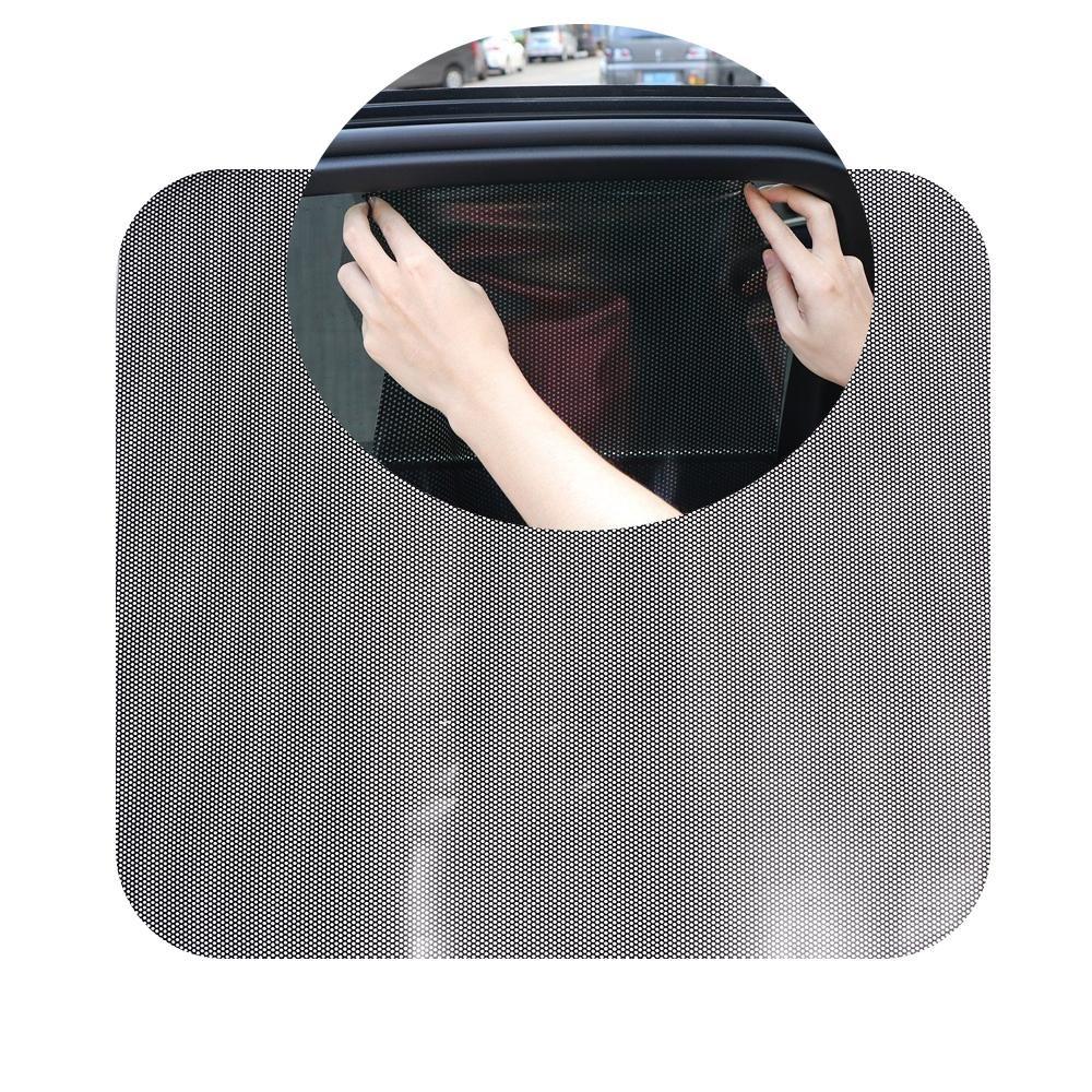 

2pcs PVC Static Sunshade Stickers Anti-UV Window Glass Sunscreen Curtain Car Sun Block Film