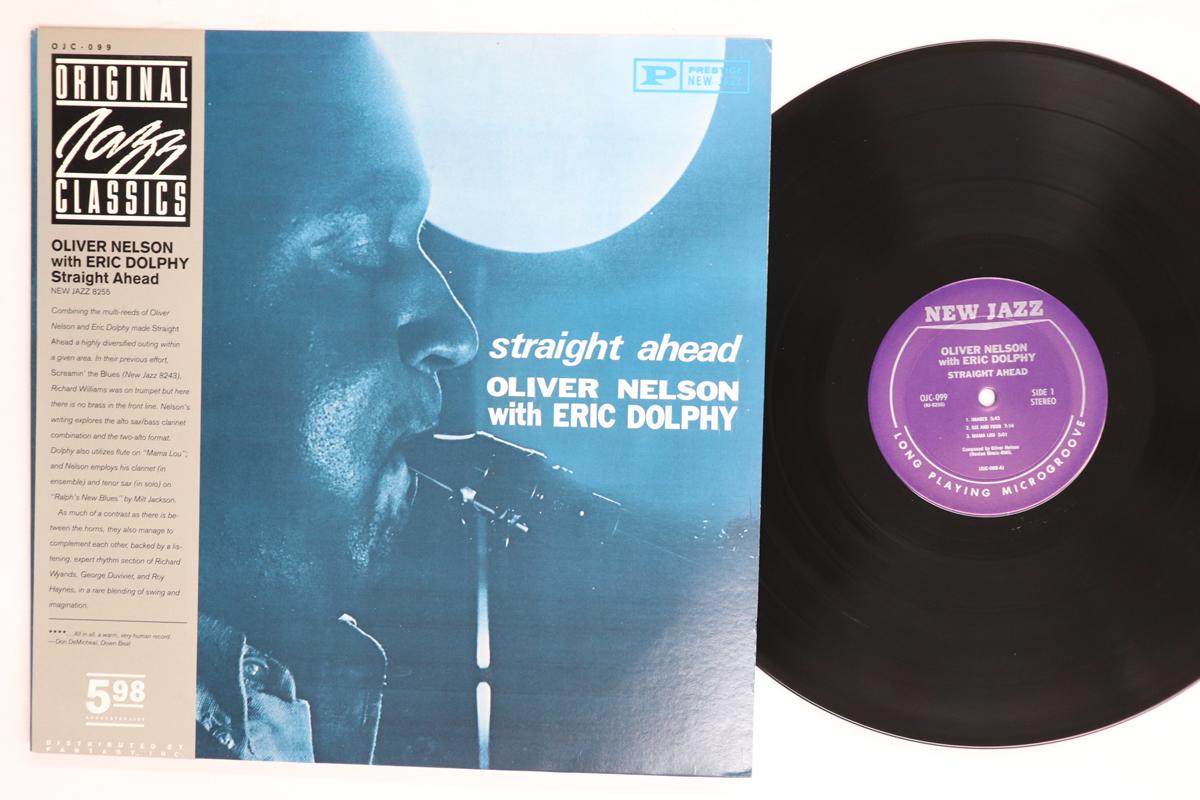 

LP Record OLIVER NELSON ERIC DOLPHY Straight Ahead OJC099 ORIGINAL JAZZ C 1984 US Obi Jazz Used