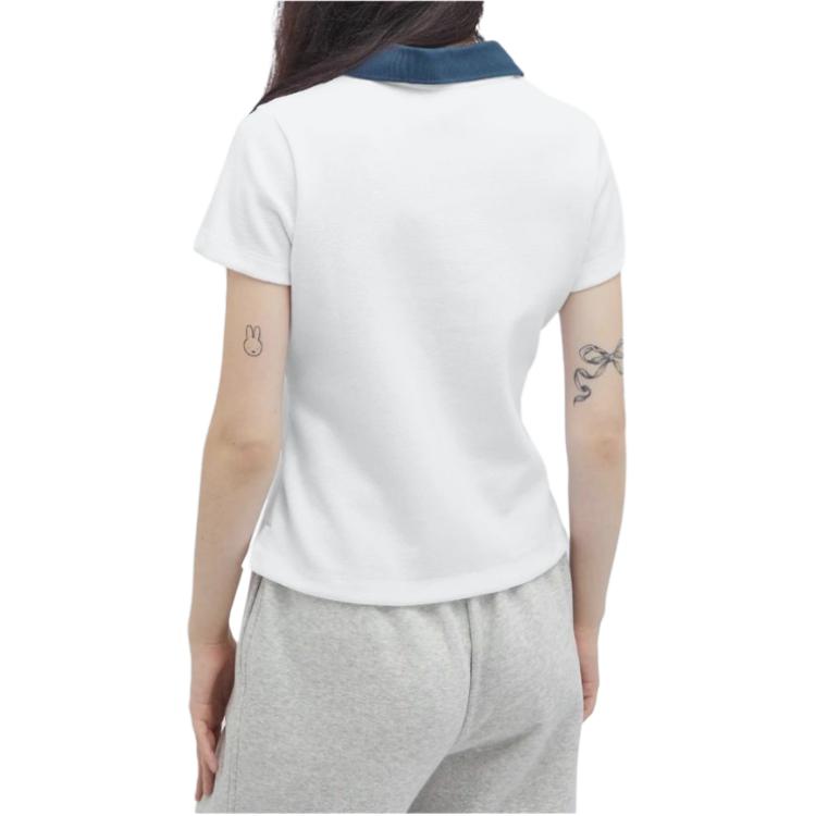 Nike X YOON Korte Mouw Polo Wit/Armory Navy Dames Tops FZ0276-100