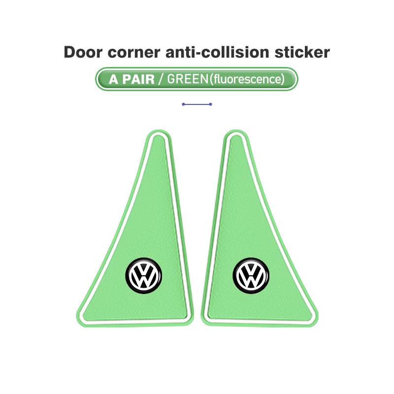Valve Stems Caps For Volkswagen VW Car Door Corner Protective Cover Stickers Cover Car Accessories Polo Jetta Sagitar Magotan Pa zg0