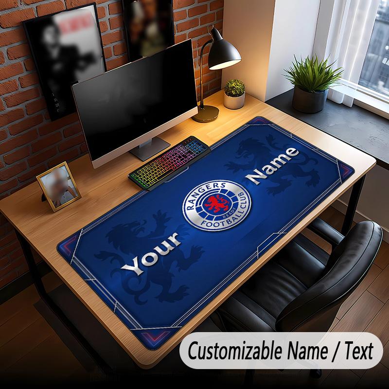 Large Mouse Pad Rangers FC Print Custom Name Text Desk Mat for Office Gaming