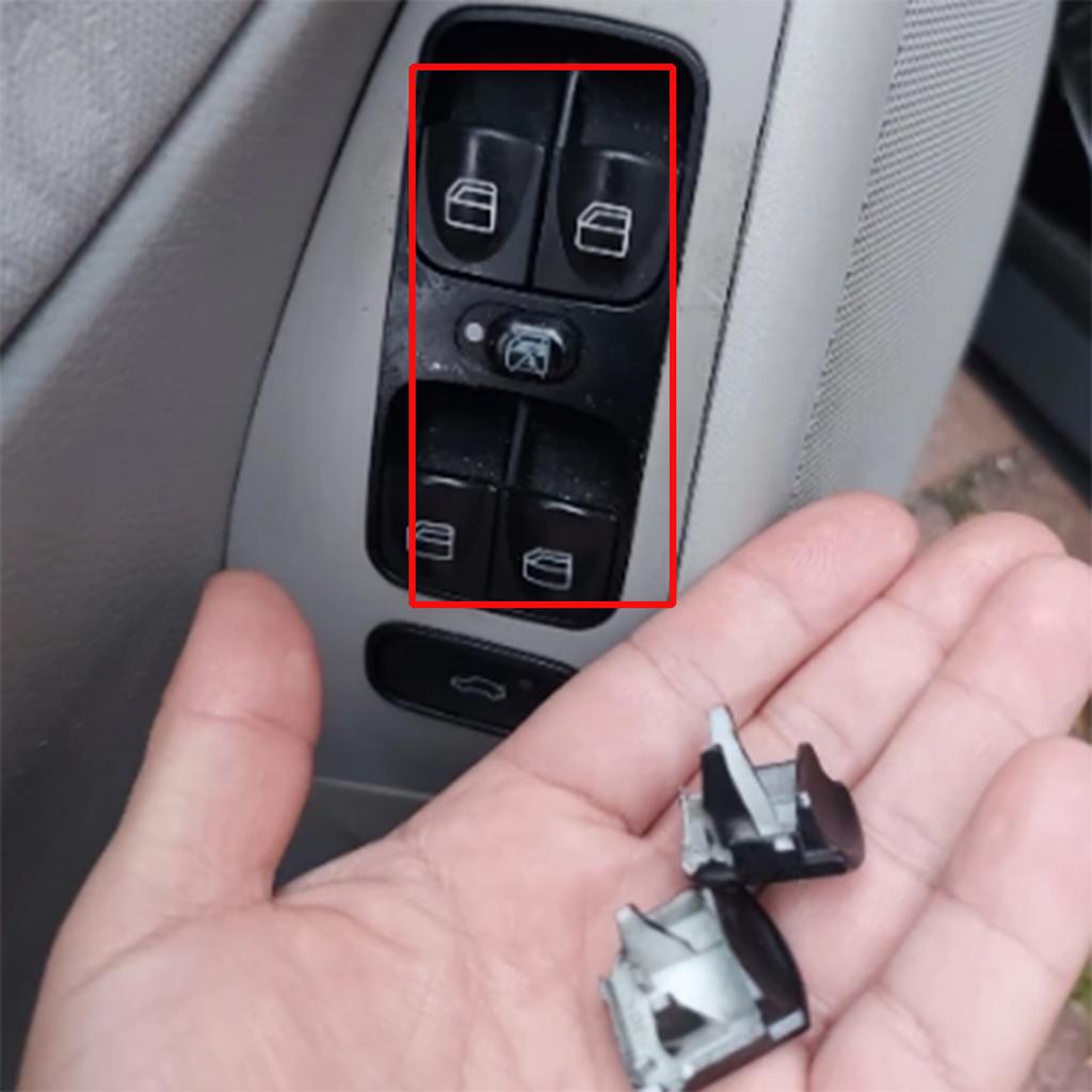 For Benz C-Class W203 C180 C200 C220 C230 C240 C270 C280 C350 C55 Power Window Switch Power Button Black A2038210679 A2038200110
