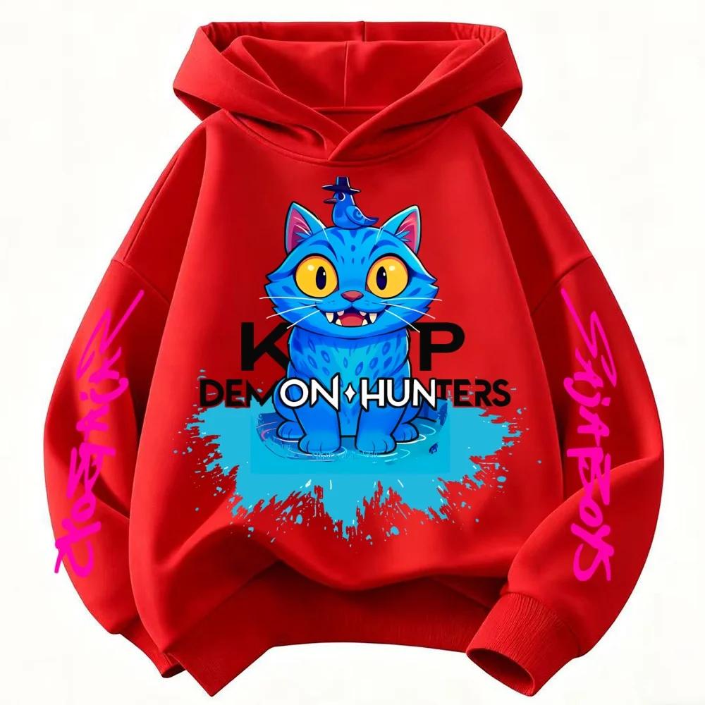 Saja Boys KPop Dämonenjäger Cartoon Kinder Kapuzenpullover Junge Kapuzenpullover Mode Lässige Oberteile Kinder Mädchen Kleidung
