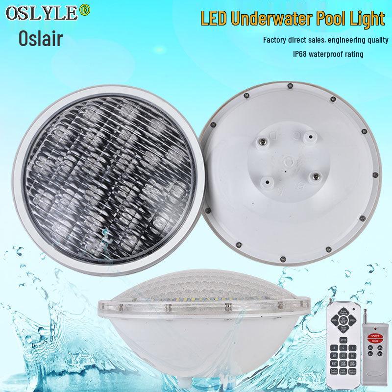 RGB LED PAR56 Pool Light: ABS Plastic Underwater Remote-Control Lamp
