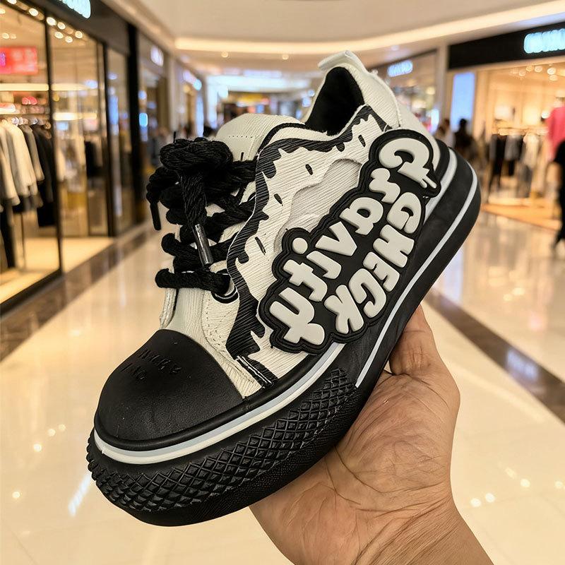 Joint Woody denim American big head shoes women's new casual board shoes platform heightening bread shoes