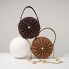 Niche Design 2025 New Small Round Bag Pleated Versatile Chain Bag Fashion Trend Shoulder Messenger Women's Bag