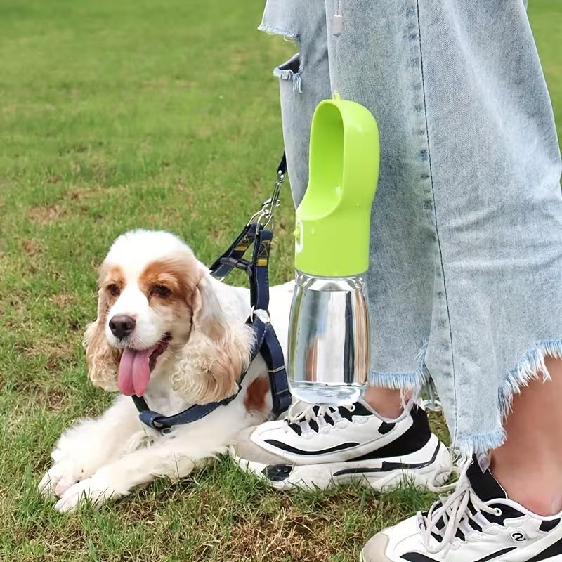 Tragbare Hunde-Wasserflasche für kleine große Hunde Katze Outdoor auslaufsicher Wander-Trinknäpfe Hundezubehör
