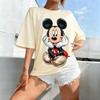 Disney Minnie Top Grafico Vintage Mickey Uomo Donna Cartone Animato Cotone Maglietta Casual Manica Corta Abbigliamento Y2k Unisex Estate 2026