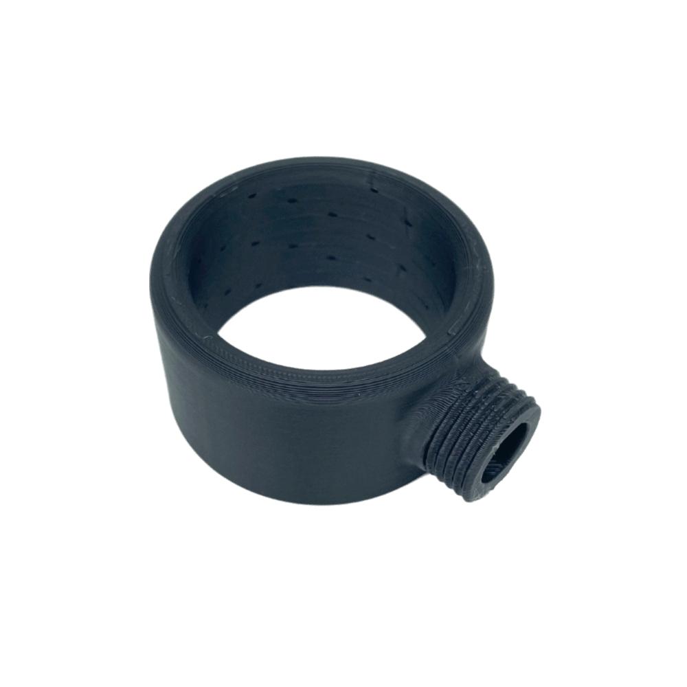 High Pressure Men Shower Nozzle Circular Flushing Circular Flushing Sprayer Bathroom A-black
