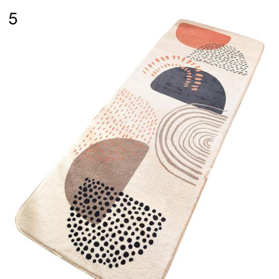 Blumendruck Anti-Rutsch-Teppich Bodenmatte Teppich Kissen Schlafzimmer Wohnzimmer Dekor