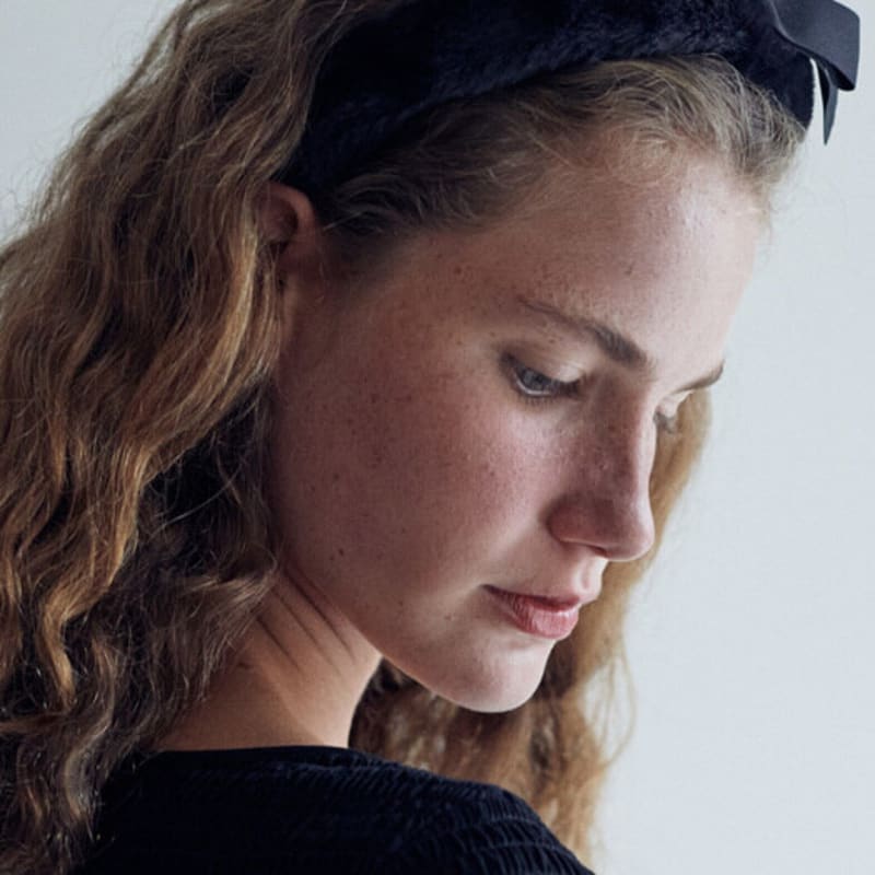 Elizabeth Moments Black Fur Headband