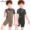 2.5mm Neoprene Kids Shorty Wetsuit Snorkeling Surfing Diving Boys Thermal Rash Guard Summer Winter
