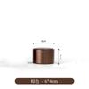 Round Aluminum Alloy Tea Pot Trumpet Portable Travel Tea Box Metal Mini Stainless Steel Sealed Tea Box Home Decoration Gift