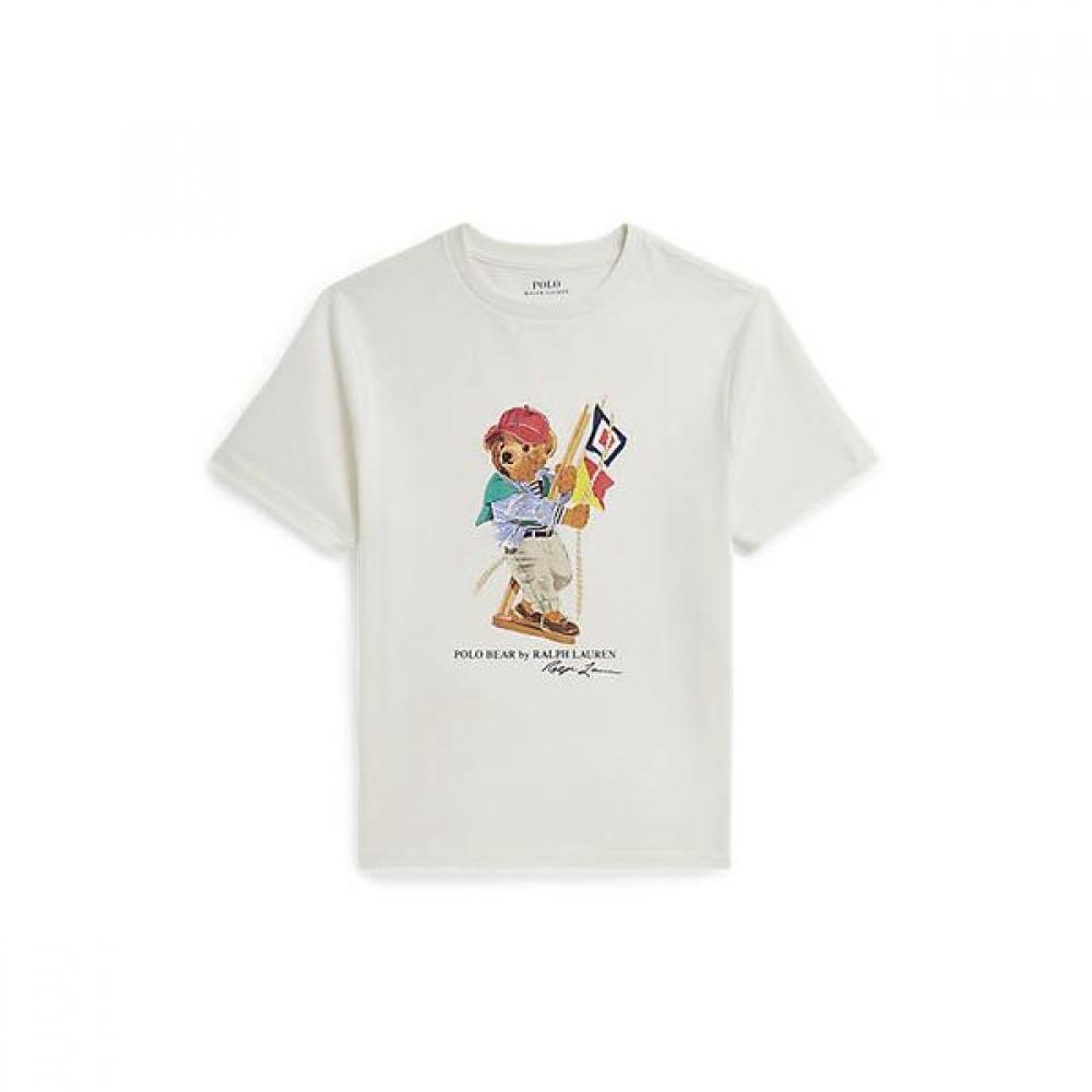 Polo Ralph Lauren Boys 8 18 Polo Bear Cotton Jersey Tee Cwpotshy8021267101 S