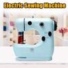 100-220V 6W 12 Stitches Tailor 2 Speed Foot Pedal Desktop Electric Sewing Machine Mini Portable Household Sewing Machine