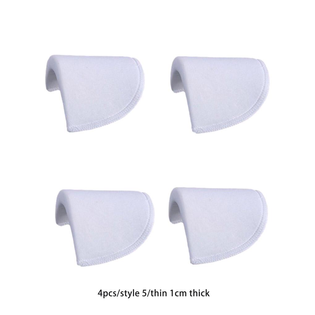 4 Stück Schulterpolster Ersatz Schwamm Innere Polsterung Anzug Rutschfest Nähen Futterpolster Kleider Kostüme Zubehör