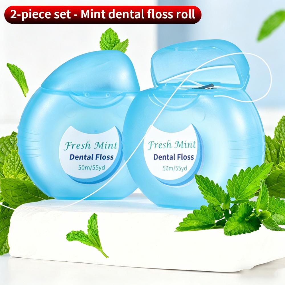 (Affordable and Smooth Floss Stick) Home Set, Convenient To Install, High Tensile and Non Breakable Dental Floss and Floss Stick