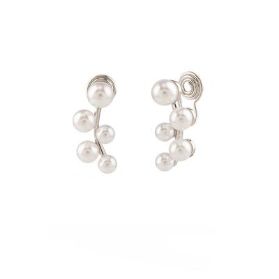 Imitation Pearl Earrings Fashion No Piercing Mosquito Coils Ear Clip Women