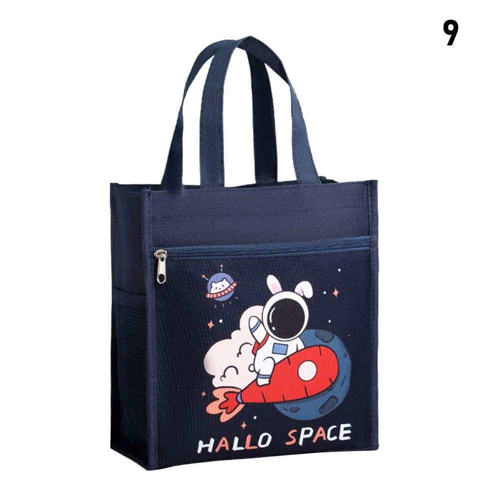 1Pcs Breakfast Organizer Insulated Thermal Bag Storage Bag Cute Cooler Warm Box Picnic Travel Cartoon Lunch Bag Kid Student