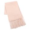 New style solid color pulled hair thickened warm scarf women's winter fashion men's women's scarf scarf scarf shawl