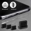Type C & Lightning Silicone Dust Plugs, Anti-Dust Port Cap, Waterproof Cover for iPhone 15 Series Samsung Xiaomi Android