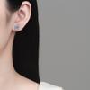 Elegant Moissanite Stud Earrings Women Sterling 5x7mm Oval Cut Lightweight Luxury Daily Wear
