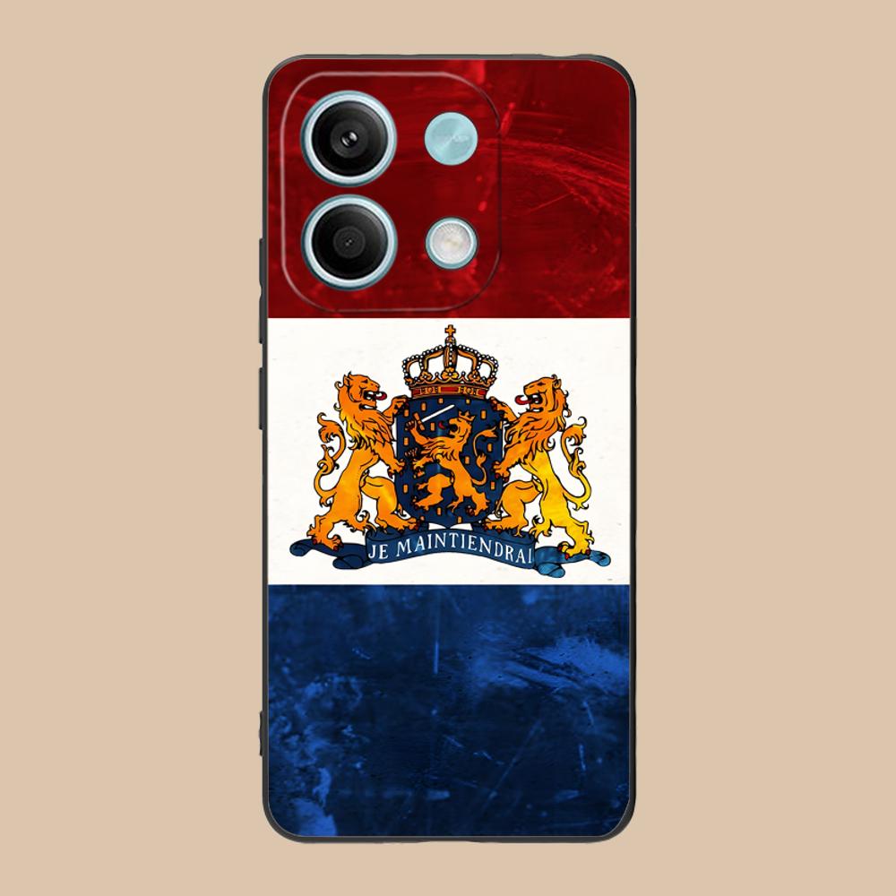 

Netherland Dutch Flag Matte TPU Mobile Phone Case for Xiaomi 15 14 13 12 Mi 11 T Ultra Lite Pro S X 5G Colorful Printing Cover Xiaomi 11T Pro