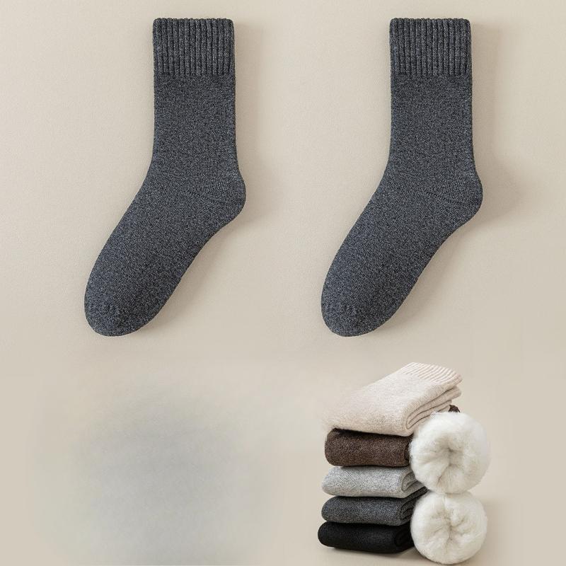Thick Socks for Women In Autumn and Winter, Mid-calf Fleece Thickened Postpartum Socks, Home Warmth Floor Socks, Fleece Socks