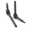 YEAHRUN 2PCS Steel CVD Front Axle Drive Shaft 48.5/52.5mm for 1:24 RC Crawler Car Axial SCX24 All Series Upgraded Parts
