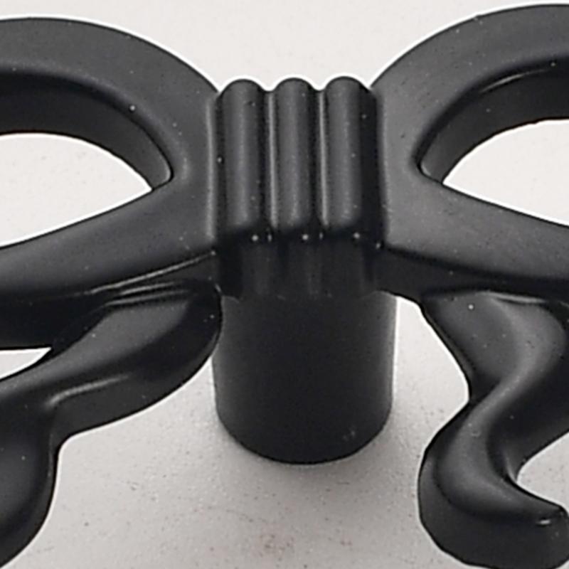Bowknot Single-Hole Handle For Wardrobe Doors Drawers And Cabinets Retro Zinc Alloy Single-Hole Furniture Small Handle