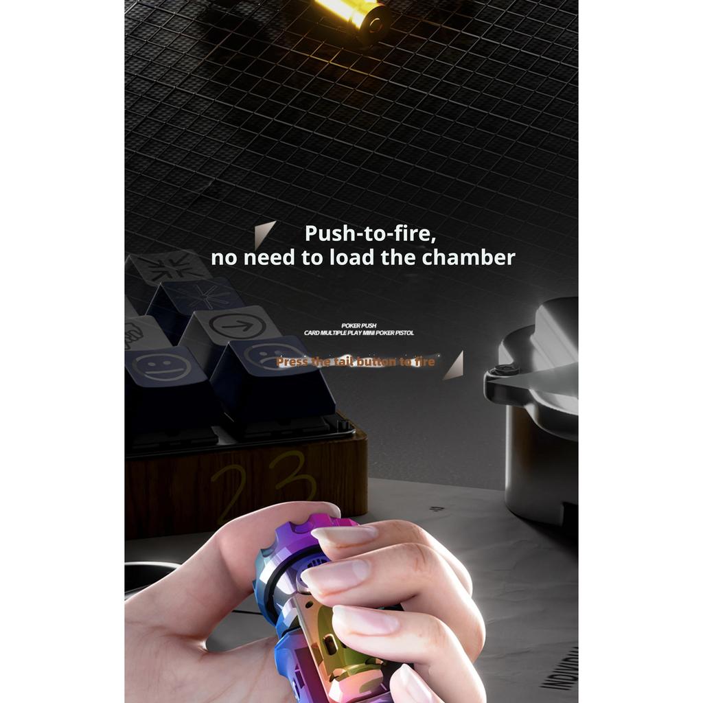 Stun Grenades Pistol Guns Novelties Sensory Metal Toy Creative Cool Things Punnk Mechanical Relieve Stress Relief Adults Toys