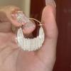 New Delicate Tassel Skirt Rings for Women Design Sense of High Quality Light Luxury Fashion Temperament Rings Romantic Jewelry