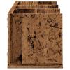 CD Wall Shelf Rustic Wood Look 75 x 18 x 18 cm Engineered Wood
