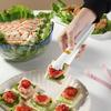 Silicone Cooking Tongs Food Clip with Non-Slip Handle Heat-Resistant Reusable Cat Paw Shaped Tongs Kitchen Accessories