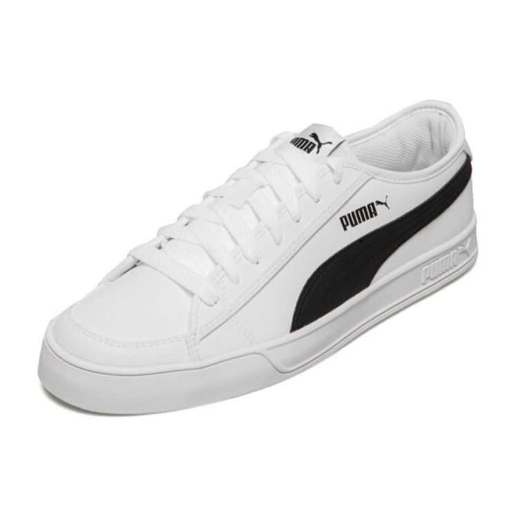 Puma Smash v2 Vulc SL Alb Negru Adidași Unisex 367308-02