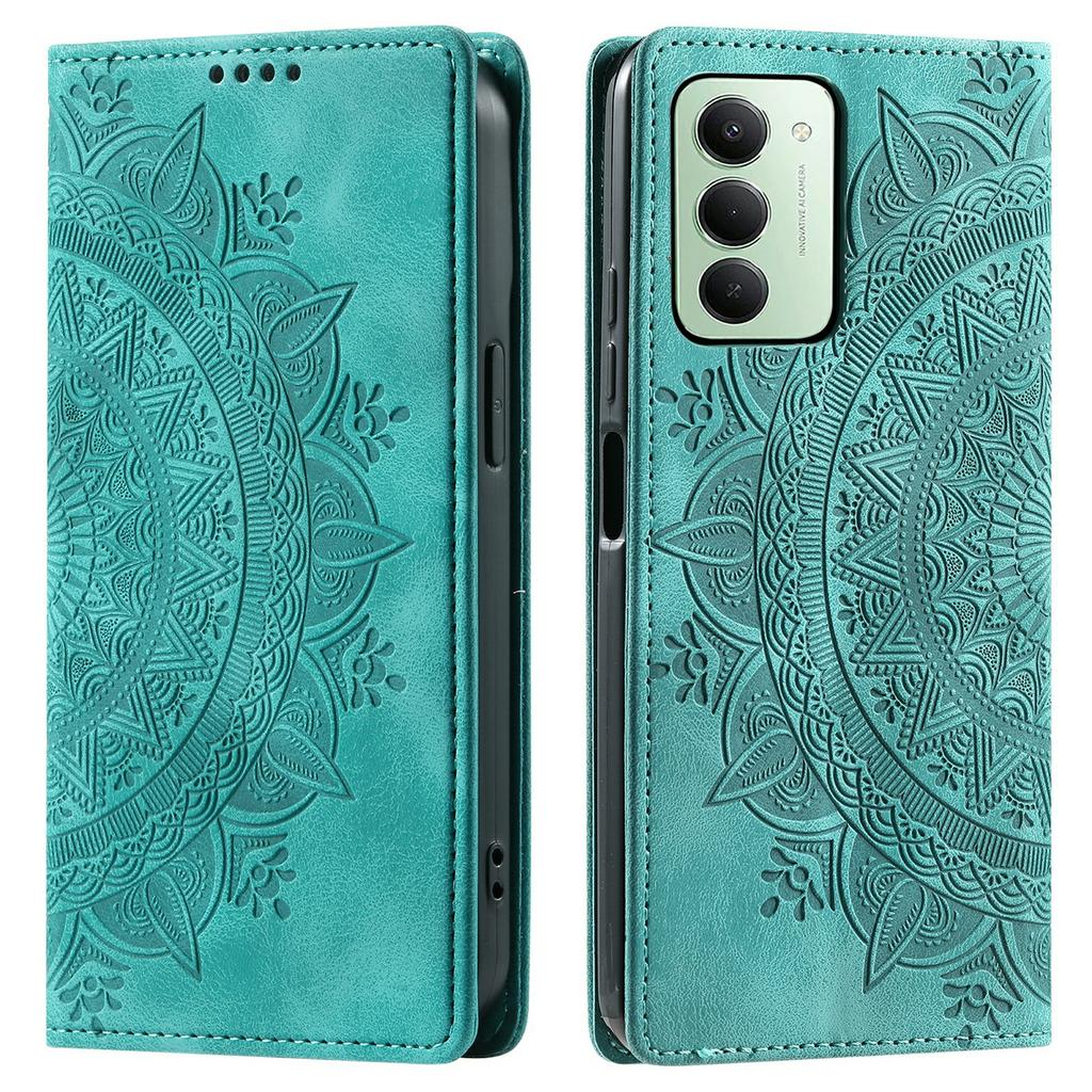 Pro Xiaomi Redmi 15 5G (Globální) (169 mm) Pouzdro Magnetické Zavírání Kožený Kryt na Telefon Vytištěný Vzor