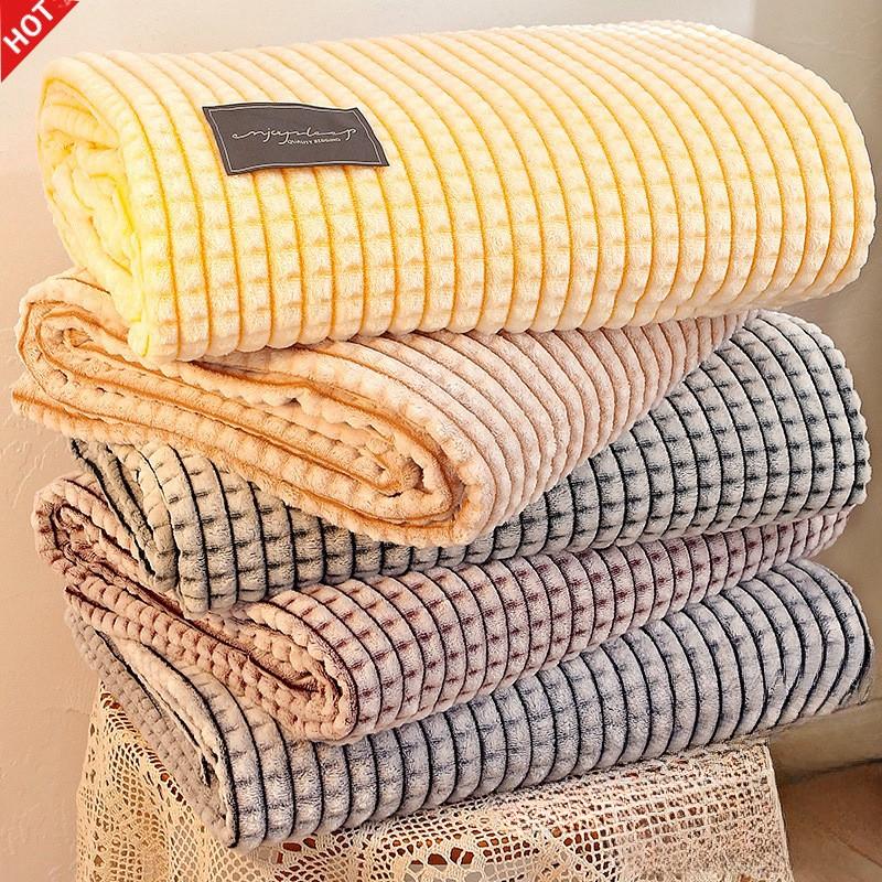 Office Nap Blanket, Coral Velvet Blanket, Flannel Cover Blanket