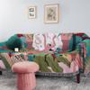Polyester Cotton Sofa Cover, All-season Universal Anti Cat Scratch Thread Blanket, Living Room Decoration Tapestry, Original Fabric Art