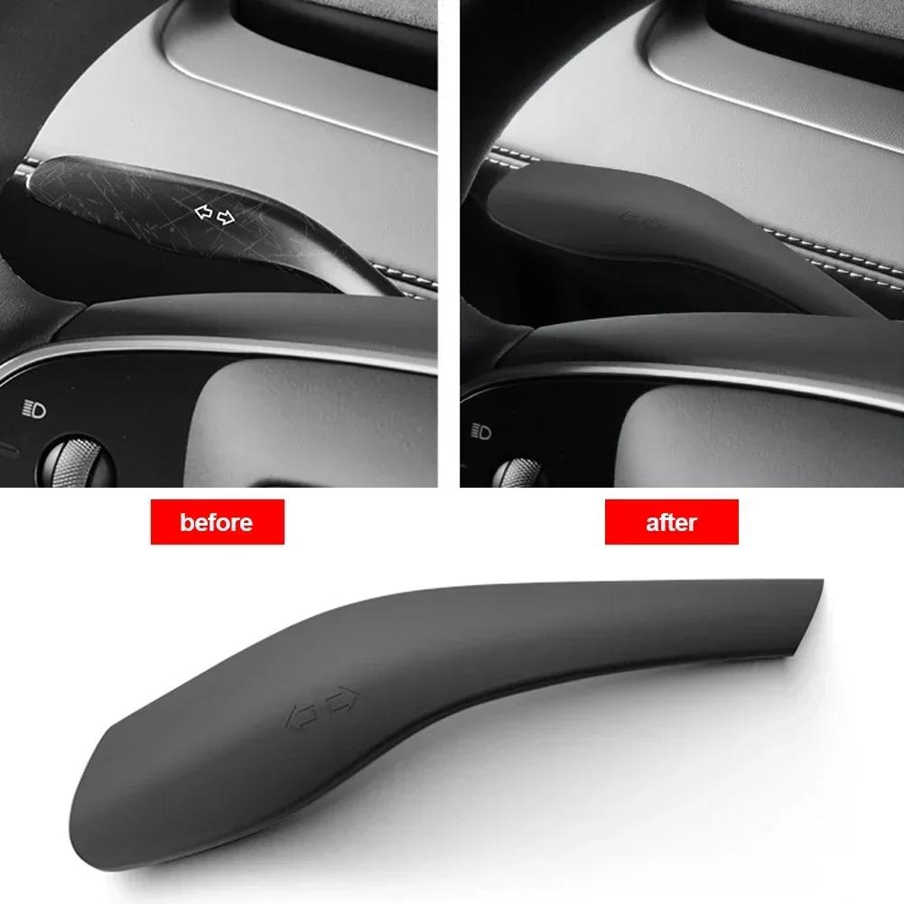 Car Styling Gear Shift Cover Steering Lever Handle Protection Shifter Shell Shift Knob Cover For Tesla Model Y Juniper 2025