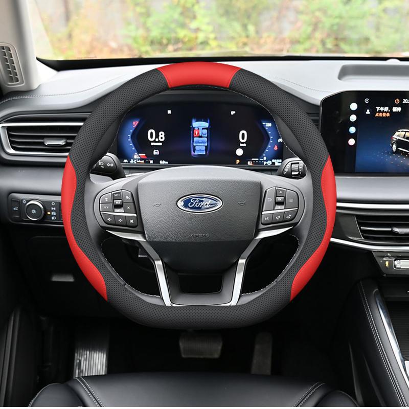 Steering Wheel Cover for Ford: Fits Mondeo, Edge, Explorer, EVOS, Focus, Territory, Yuyue, Quan Shun